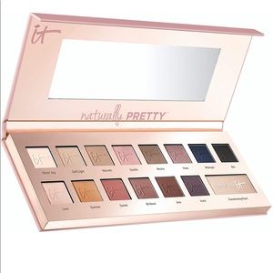 NIB IT Cosmetics Naturally Pretty 15 Shade Eyeshadow Palette